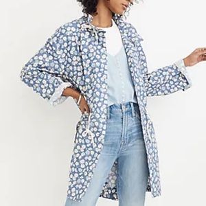 Madewell Blue Floral Jacket